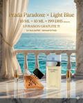 10 ml prada paradoxe + 10 ml light blue livraison gratuite